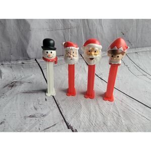 Pez Dispensers Christmas Santa Snowman Elf